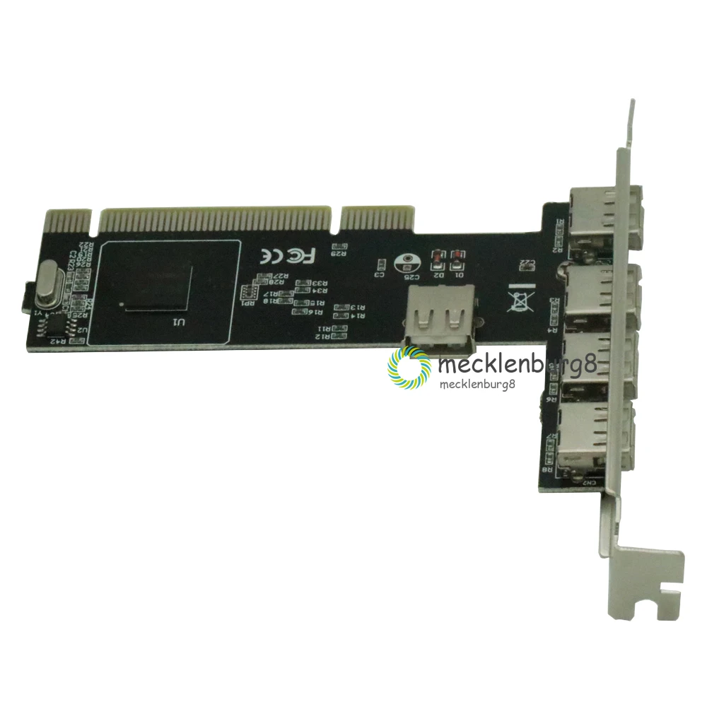 Новый высокоскоростной 480 Мбит/с 5 портовый USB 2 0 PCI концентратор карта контроллера