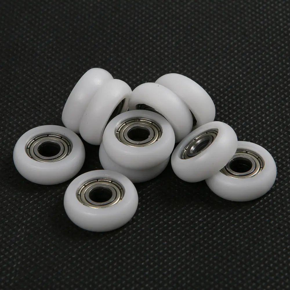 4 шт. 5*18*6 мм белая модель R шкив с покрытием POM шариковый подшипник для колес |