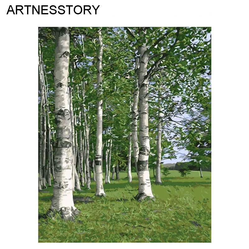 ARTNESSTORY DIY живопись по номерам животные кошка пейзаж картины холст для гостиной