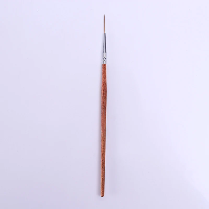 Длинные Волосы Лак Для Ногтей Искусства Вкладыш Щетки Коричневой Деревянной