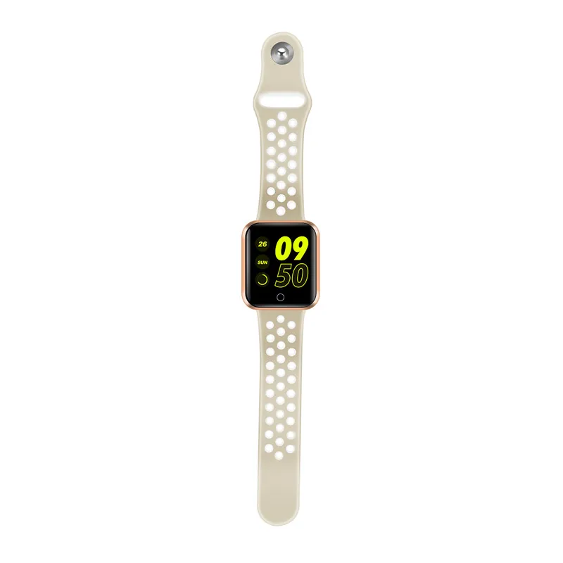 white and yellown IP67 Водонепроницаемый пульсометр samrt часы Смарт-браслет умный Браслет долгое время в режиме ожидания 15 дней абсолютно спортивный смарт-браслет - Цвет: white and yellown