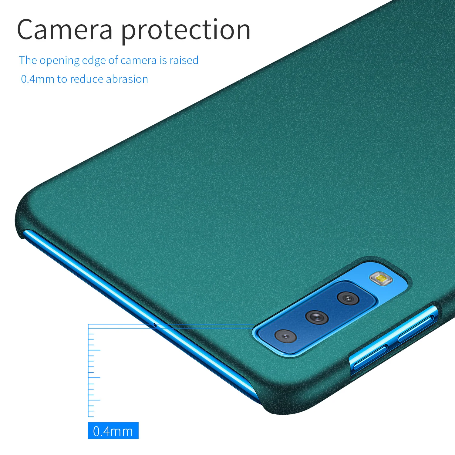 Для samsung Galaxy A7 чехол роскошный высококачественный Жесткий ПК Тонкий чехол матовый защитный чехол на заднюю панель чехол s для samsung a7 A750