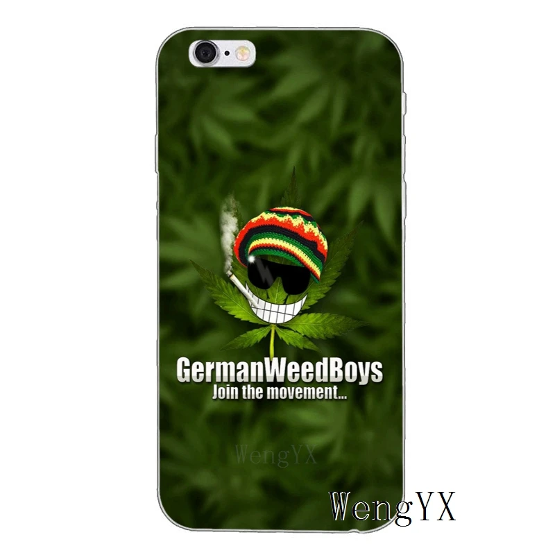 Курение травы женщина для iPhone X XR XS Max 8 7 plus 6s 6 plus SE 5S 5c 5 4S 4 iPod Touch чехол мягкий чехол для телефона - Цвет: Weed-Smoking-A-12