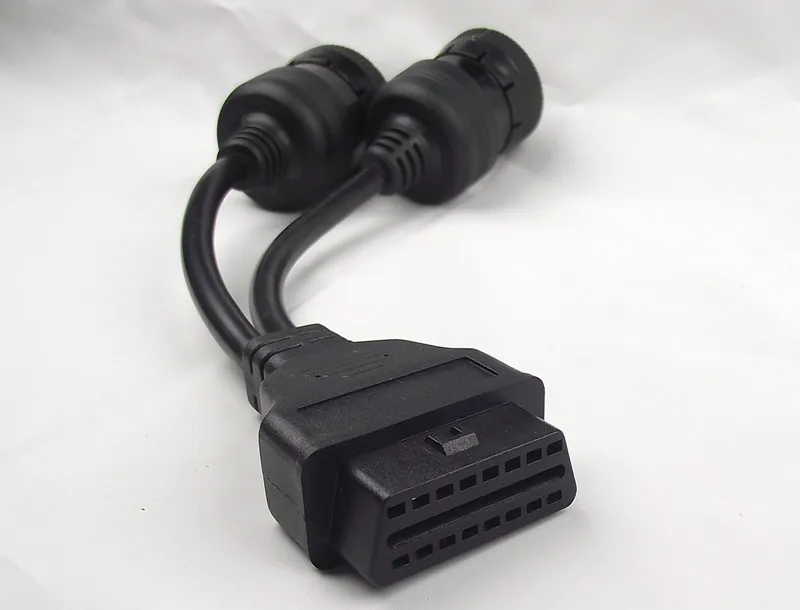 Диагностический инструмент OBD2 интерфейс грузовик y-кабель OBD2 16Pin женский 6pin SAE J1939 и SAE J1708 9pin женский