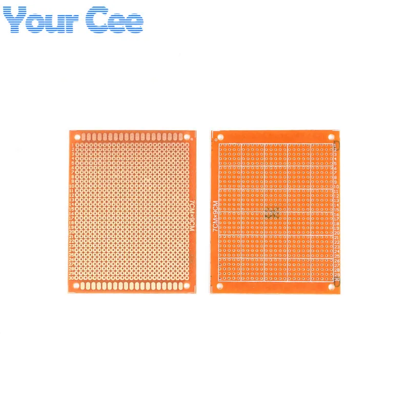 10 шт. 7x9 см DIY Прототип бумаги PCB Универсальный Эксперимент Матрица печатная плата