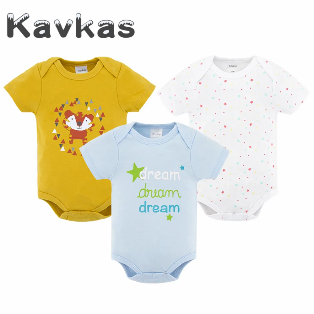 HY2106 Kavkas/Новая детская одежда для мальчиков и девочек; 3 шт./лот; комбинезон с короткими рукавами; боди для новорожденных; одежда для малышей; roupas de bebes; комбинезоны - Цвет: HY2106