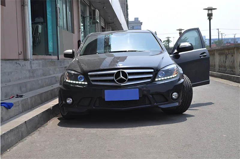 VLAND Заводская Автомобильная фара для W204 фара для C260 C280 C180 C200 C220 C240 светодиодный фонарь 2007-2010 с ксеноновой лампой H7