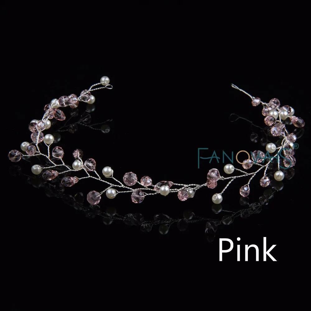 Crystal Pearls Bridal Head Wear For Wedding Bridesmaid Veil Boho Style beach Accessories 2019 | Свадьбы и торжества