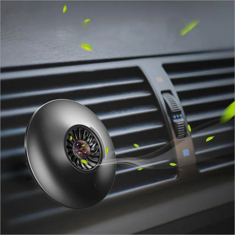 Mini Circle Car Air Freshener Clip Mount for Auto Air Vent Vehicle Aromatherapy Fragrance Diffuser Car Freshener Perfume