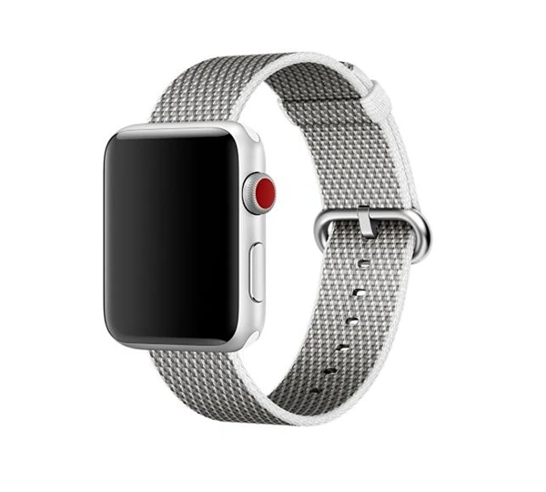 Новейший тканый нейлоновый ремешок для часов iWatch Apple Watch Спортивная петля браслет 38 мм 42 мм 40 мм 44 мм Серия 1 2 3 4 серия 5