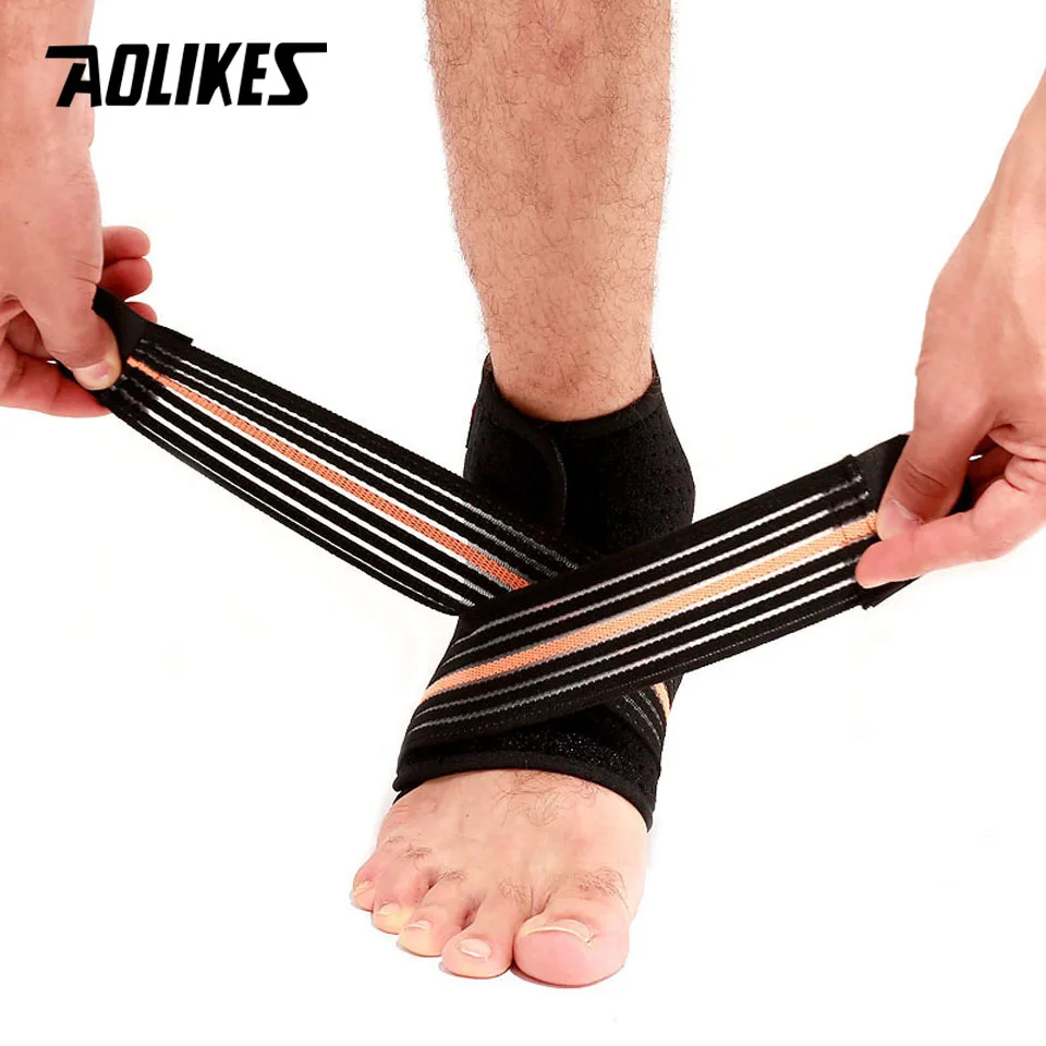 Спортивный дышащий Бандаж AOLIKES 1 шт. Регулируемый защитный бандаж для поддержки