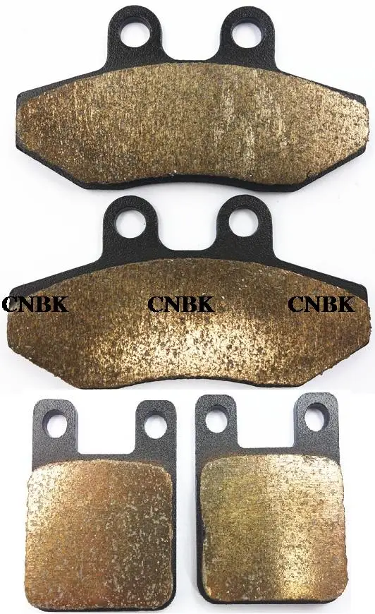 Комплект тормозных колодок F + R для DERBI 50 Реплика GPR R50 1998 1999 2000 2001 2002 2003 2004 передняя