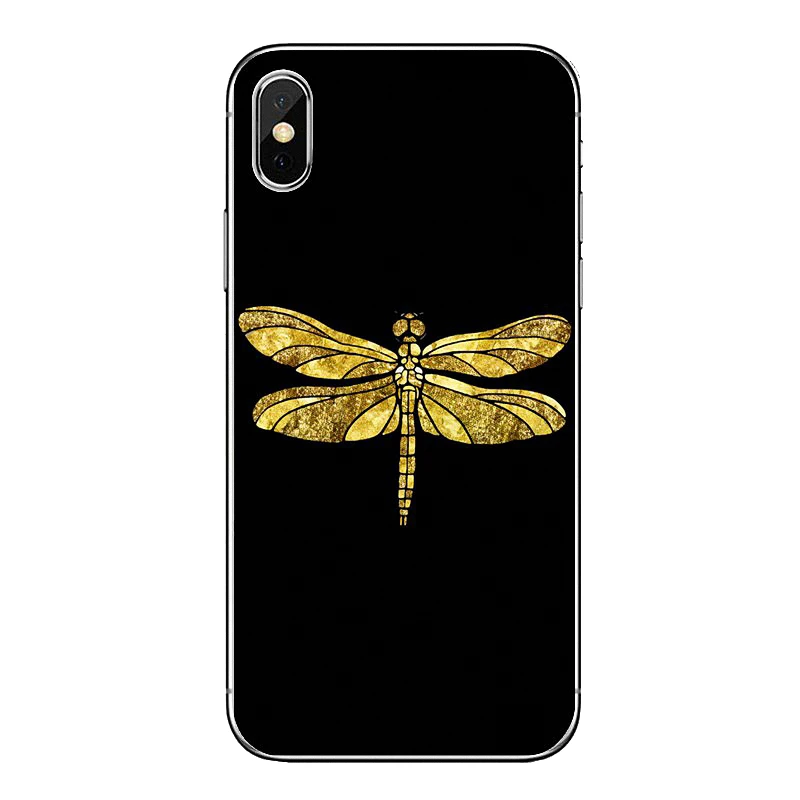 Дизайн стрекоза зум-Арт Мягкие прозрачные чехлы Чехлы для iPod Touch iPhone 4 4S 5 5S 5C SE 6 6S 7 8