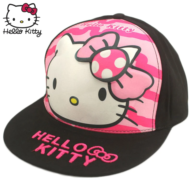 Hello kitty 2019 Детские летние шапки фирменные Бейсбол кепки кот Милый ребенок уличные