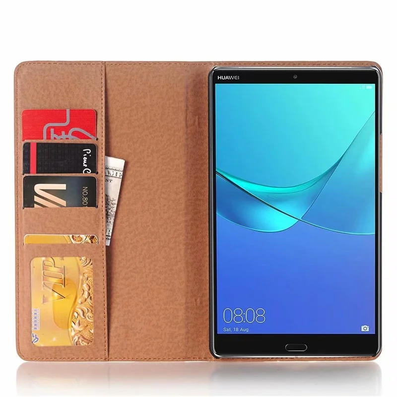 Чехол для huawei Mediapad M5 lite 8," JDN2-W09 JDN2-AL00 чехол Смарт Флип кожаный Ретро Стенд Слот для карт планшет чехол kimTHmall