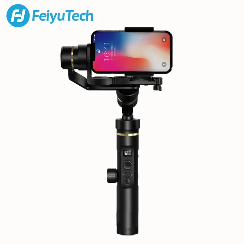FeiyuTech Feiyu G6 Plus камера Gimbal смартфон стабилизатор для беззеркальной камеры s Gopro Hero 7 6 5 sony RX0 iphone samsung s8