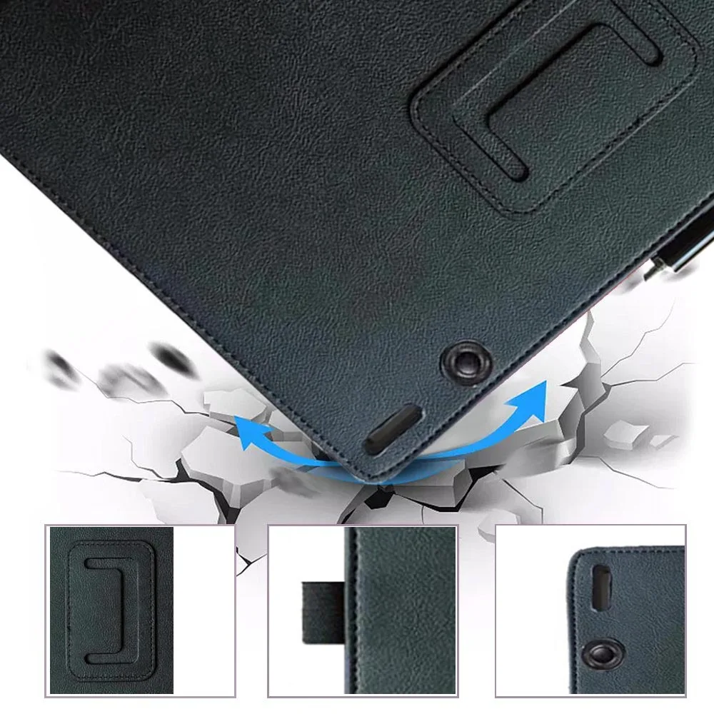 Чехол с откидной подставкой для lenovo ideaPad 10,1 дюймов S6000G S6000L S6000H S6000G, чехол для планшета из искусственной кожи, складная оболочка+ пленка+ стилус
