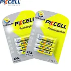 8 шт.2 шт. PKCELL Ni-MH AAA 1000 мАч 1,2 в AAA аккумуляторная батарея для камеры игрушка-фонарик
