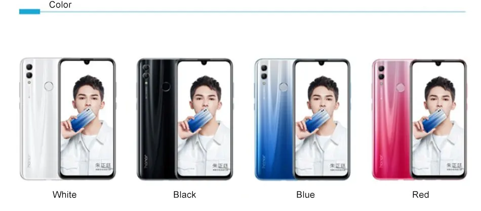 Honor 10 lite LTE мобильный телефон 6,2", 4/6 ГБ RAM, 64/128 Гб встроенной памяти, процессор Kirin 710 Octa Core 24MP камера 3400 мАч Android 9 смарт-чехол для телефона