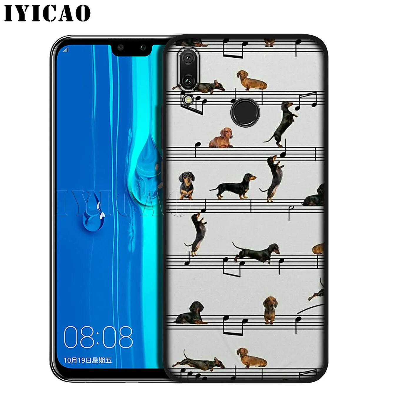 IYICAO Animals cute Dogs Dachshund Soft Phone Case for Huawei Mate 30 20 10 Pro Nova 5I 5T 5 4 4E 3i 3 2i Lite Smart |