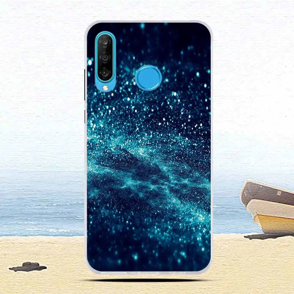Силиконовый чехол для huawei P30 Lite, чехол, мягкий ТПУ бампер, милый рисунок кошки, задняя крышка для huawei P30 Lite, 6,2 дюймов, чехол для телефона