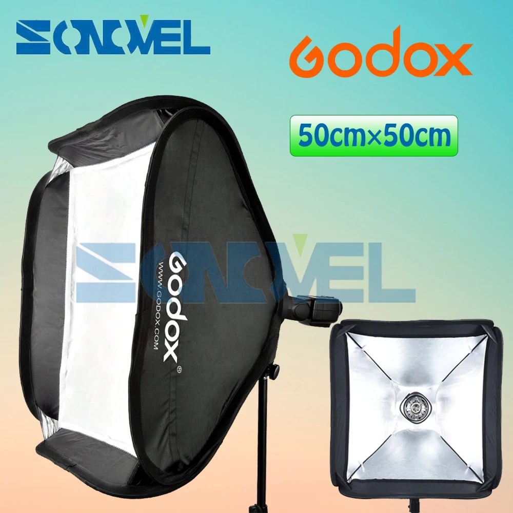 Софтбокс Godox 50 см * диффузор отражатель/20 &quotx 20&quot 50x50 сумка комплект софтбокс для