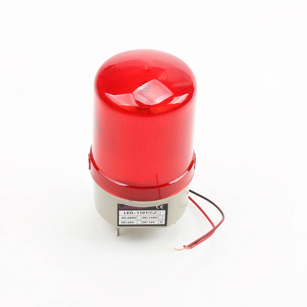 LED 1101 DC 12V 24V 48V красный желтый зеленый синий сигнальная лампа сирена и вращающееся
