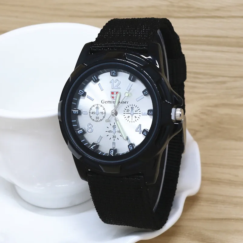 Сказочные 2016 мужские армейские часы с датой из нержавеющей стали военные