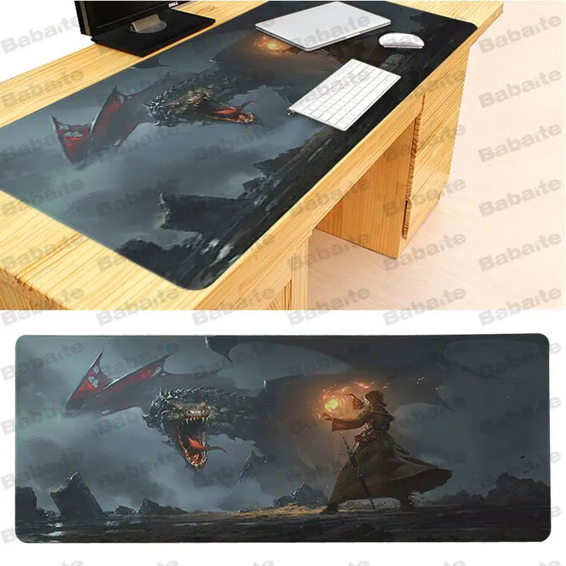 Babaite красивый Аниме Дракон DIY дизайн игровой с узором коврик для мыши Размер 300*900*2