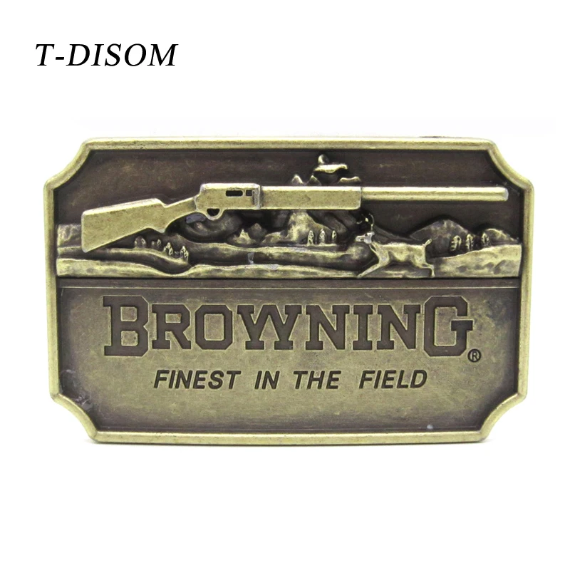 Browning Belt Buckle Finest in the Field Bronzer Rectangle Design Hunting Men Suitable for 4cm Width Fast Ship | Дом и сад