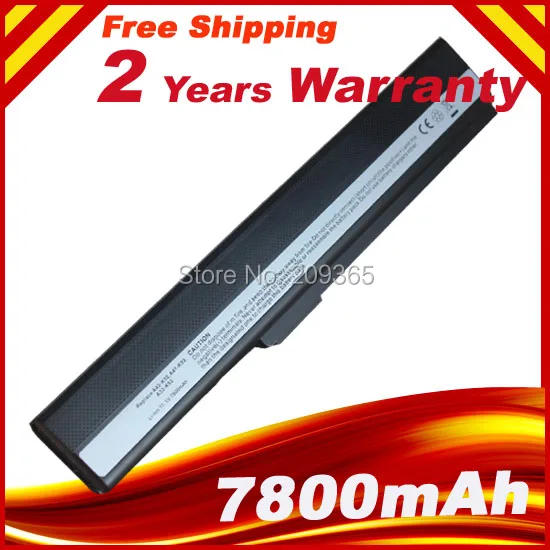7800 мАч аккумулятор для ноутбука ASUS A32 K52 A31 K52J K52JB K52JC K52JE K52JK K52JR K52N K52D K52DE K52DR K52F K62
