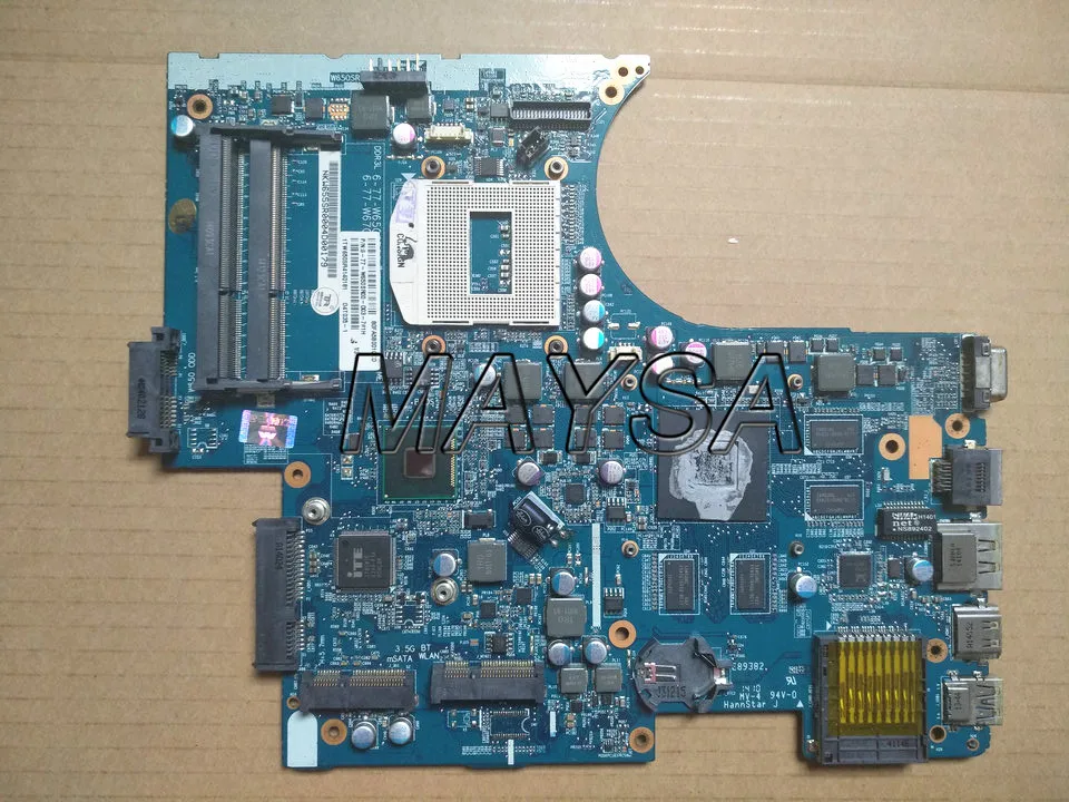 

Laptop Motherboard FOR Hasee FOR Clevo for God of War w670SR 6-77-w670sr00-d03 Motherboard 6-71-w6500-d03 DDR3 100% tested ok