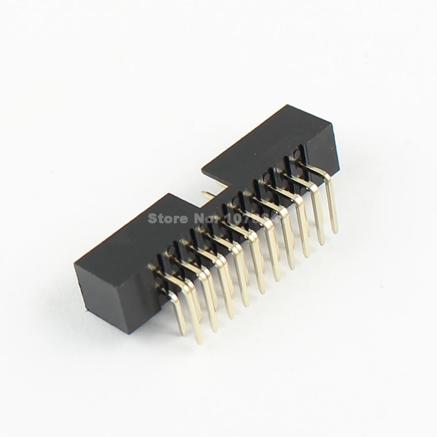 10 шт 2 мм 2x10Pin 20-контактный разъем правый угол &quotпапа&quot в кожух IDC заголовки
