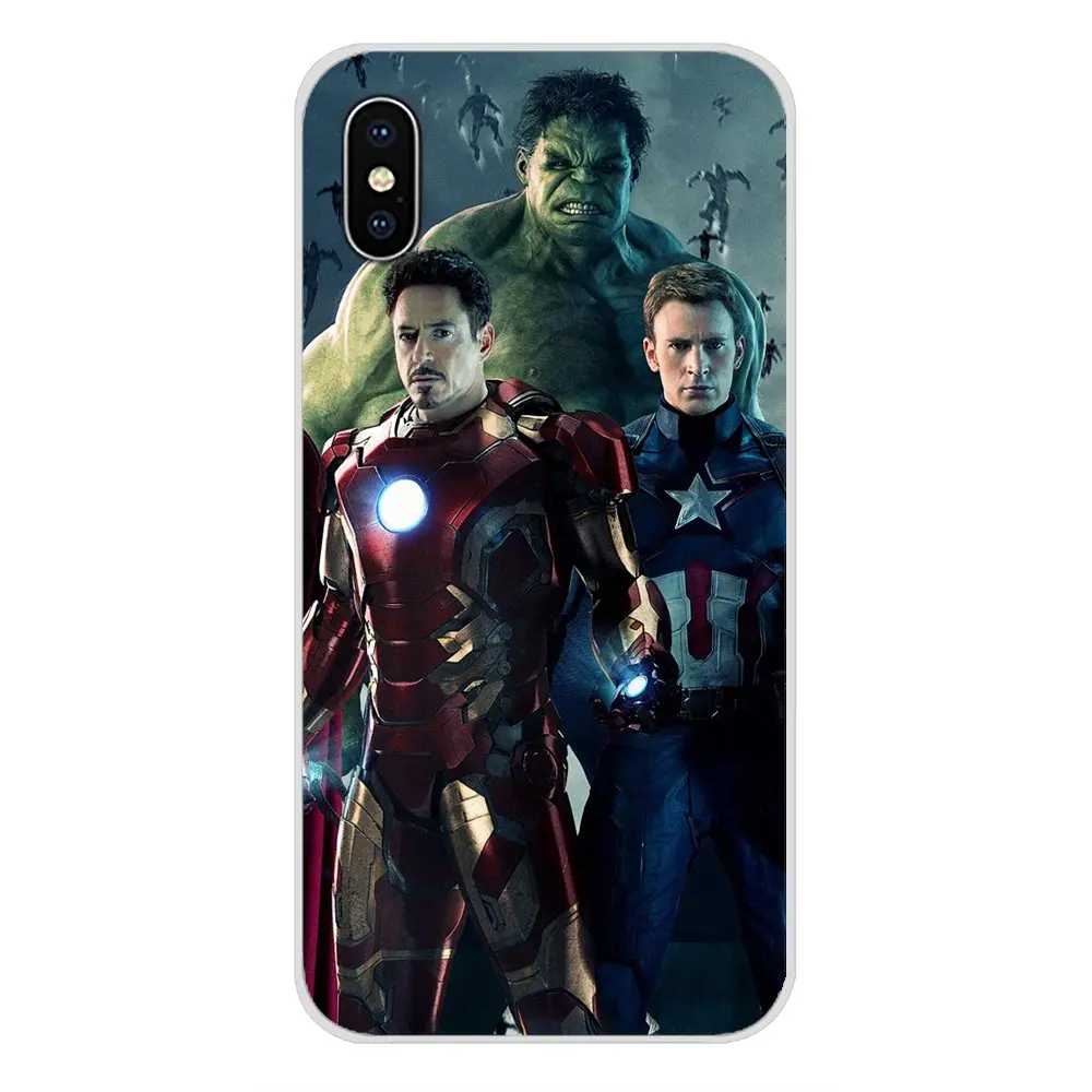 Прозрачный чехол из ТПУ для Samsung Galaxy J1 J2 J3 J4 J5 J6 J7 J8 Plus 2018 Prime 2015 2016 2017 Marvel Superheroes Avengers