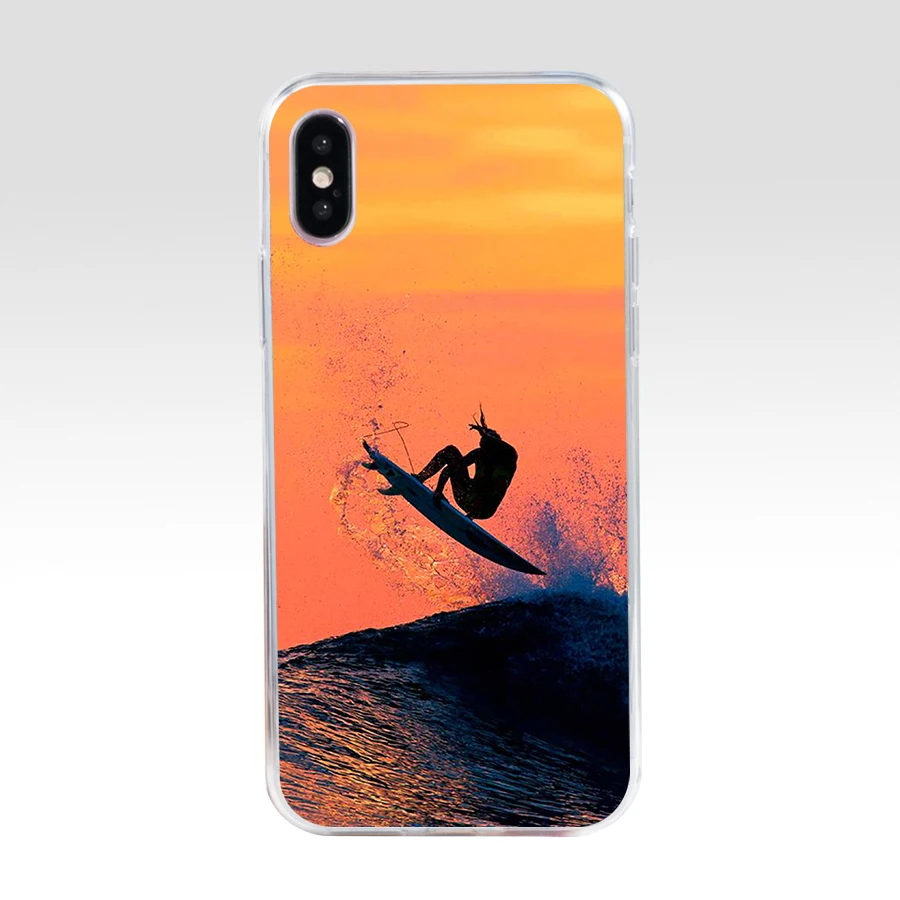 65AQ Sport Surf Vague Sea Soft Silicone Tpu Cover phone Case for iphone 5 5s se X XR XS Max case | Мобильные телефоны и