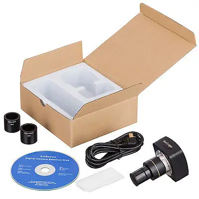 AmScope MU900-CK 9MP USB микроскоп Цифровая камера + калибровочный комплект | Инструменты