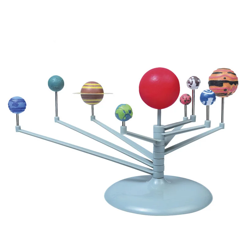 

Nine Planet Model Puzzle Assembled Solar System Planetary Instrument Children Science Education Diy Toys Set Luminous