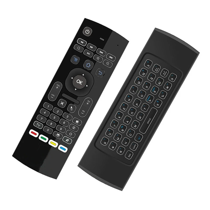 Mx3 Русская клавиатура Air Mouse 2 4G мини подсветка Беспроводная Дистанционное