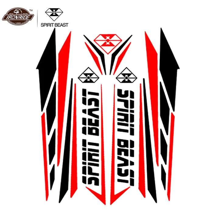 SPIRIT BEAST мотоциклетная наклейка Moto Feul танк накладка мотоцикл наклейка s Мотокросс Pegatinas протектор
