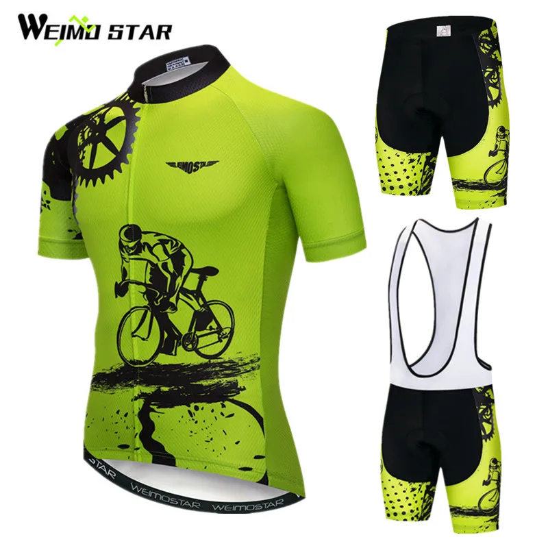 

Weimostar 2021 Cycling Jersey Set Men Short Sleeve MTB Bike Clothing Ropa Ciclismo Team Downhill Bicycle Jersey Maillot Ciclismo