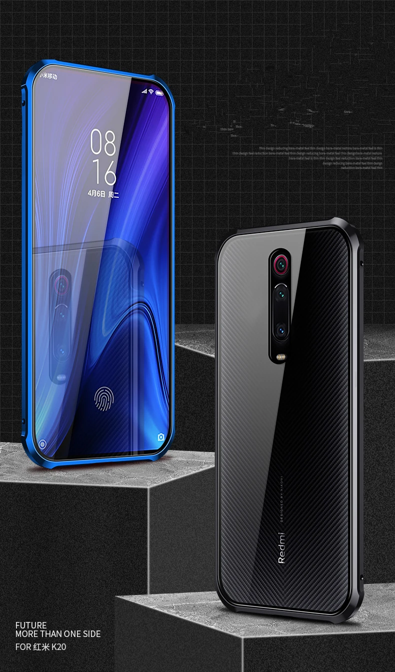 Магнитный адсорбционный металлический чехол для телефона Xiaomi 9 9se Redmi K20 Note 7 Pro CC9 A2 6X9 T двусторонний Магнитный чехол из закаленного стекла