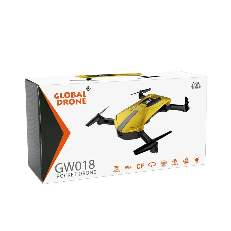 Лидер продаж 2017 года Wi Fi FPV мини Квадрокоптер RC Дрон с 2.0MP HD Камера Складная полета