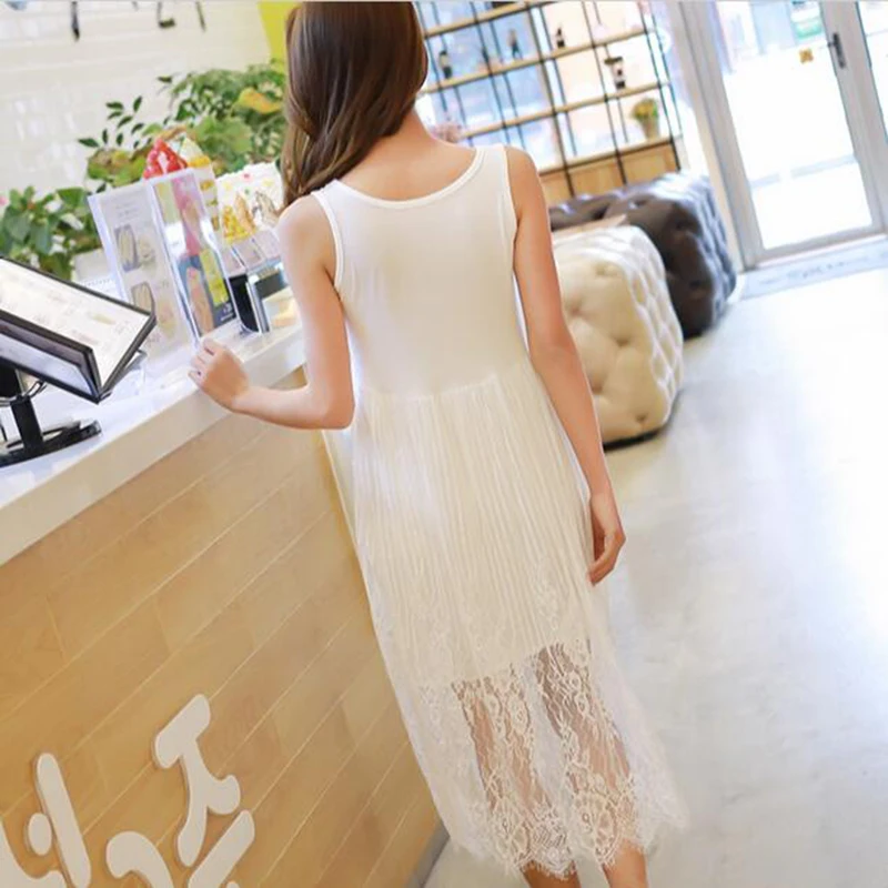 Summer New Style Maxi Long Dress Women Fashion Casual Sleeveless Gauze dress Vintage Party Vestidos Ladies plus size Modal | Женская