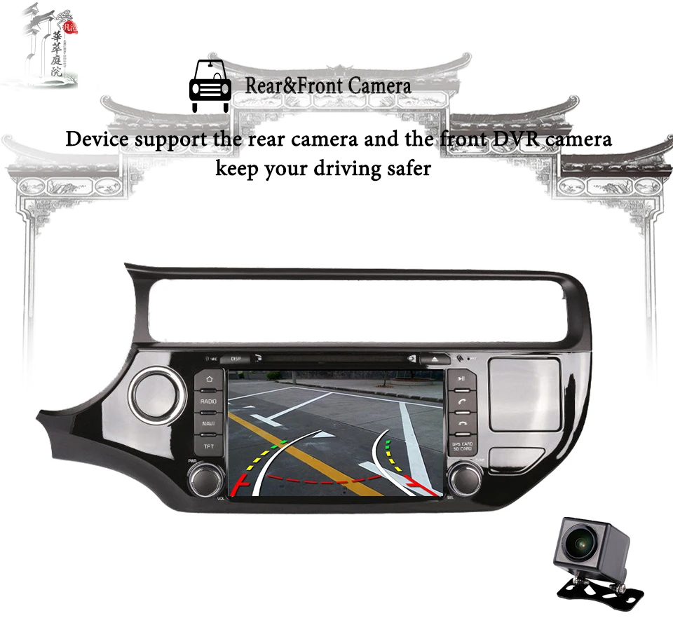 8 &quot4 ГБ ОЗУ 64 Android 9 0 Восьмиядерный 3/4G WIFI DAB + RDS автомобильный DVD стерео радио GPS