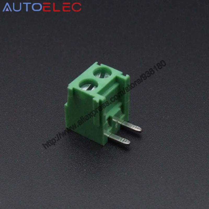Винтовой клеммный блок PCB 100 мм 2p 3 5 в 10 А Вертикальный прямоугольный штифт вместо