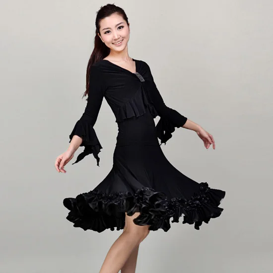 

High - quality hot dating dress skirt body Slim was thin new dance practice dance dance