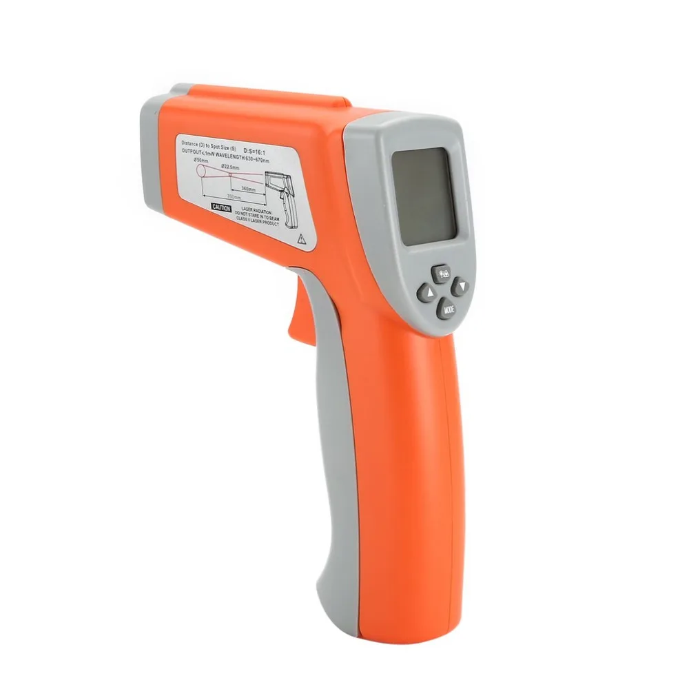 DT8880 Digital LCD Handheld Infrared Thermometer Temperature Meter Tester Portable Red Laser Non Contact IR Pyrometer Gun | Инструменты