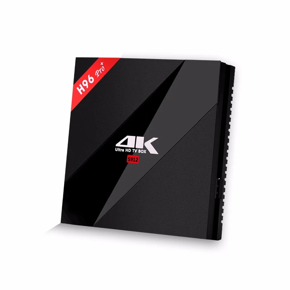 H96 Pro Plus + ТВ бокс MAX 3 ГБ 32 Android 7 1 OS BT 4 Amlogic S912 Восьмиядерный процессор 2 ГГц 5 0 WiFi