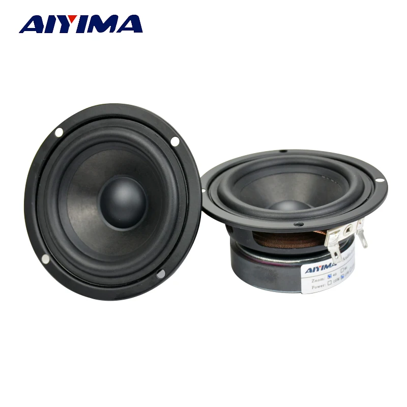 AIYIMA 2Pcs 3Inch Audio Portable Speakers Stereo Full Range 4Ohm 15W Hifi Loudspeaker DIY For Computer Speaker Home Theater | Электроника