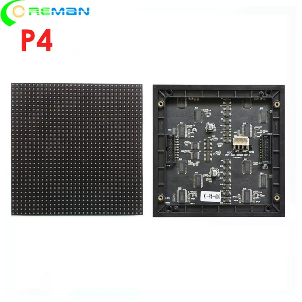 Coreman Aliexpress p4 светодиодный модуль 32x32 в помещении rgb полноцветная светодиодная